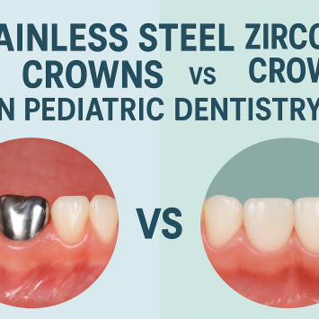 A Discussion on Stainless Steel Crowns and Zirconia Crowns Used in Pediatric Dentistry