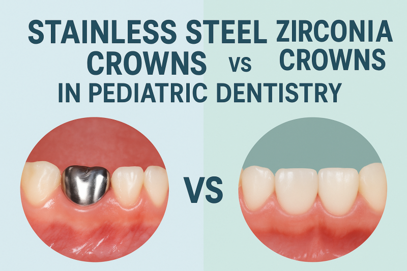 A Discussion on Stainless Steel Crowns and Zirconia Crowns Used in Pediatric Dentistry