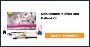 Teeth Whitening: Mani Bleach N Shine One Patient Kit