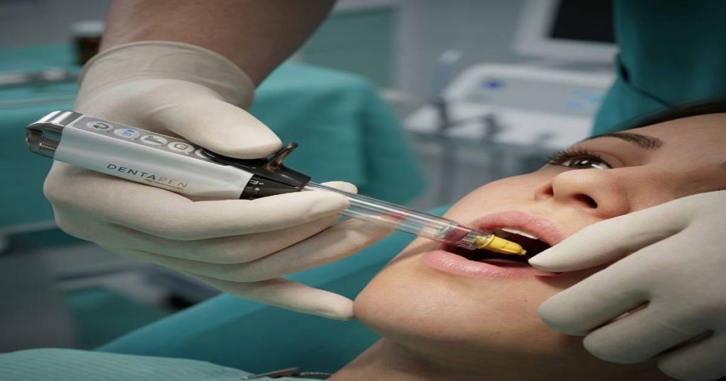 computer controlled anesthetic needle
