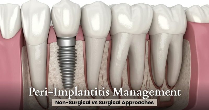 Peri-Implantitis Management: Non-Surgical vs Surgical Approaches