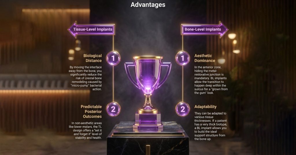 Advantages in Daily Clinical Practice: tissue vs bone level